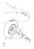 REAR WHEEL for Yamaha VMAX 1997
