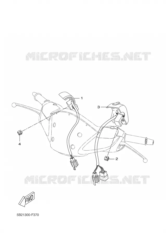 SWITCH / LEVER Yamaha SCOOTER 250 2007 XCITY  VP250