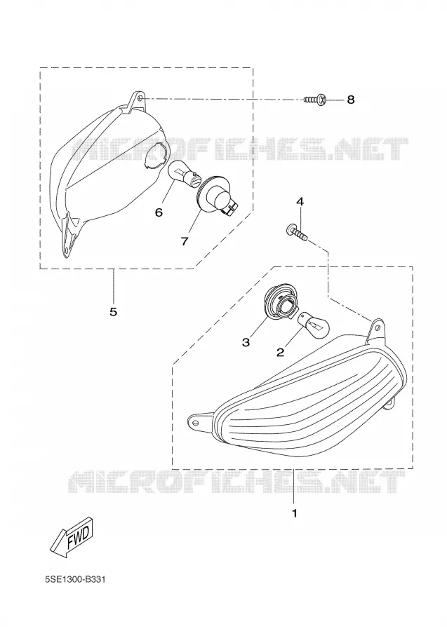 INDICATOR Yamaha SCOOTER 300 2002 VERSITY  VP300