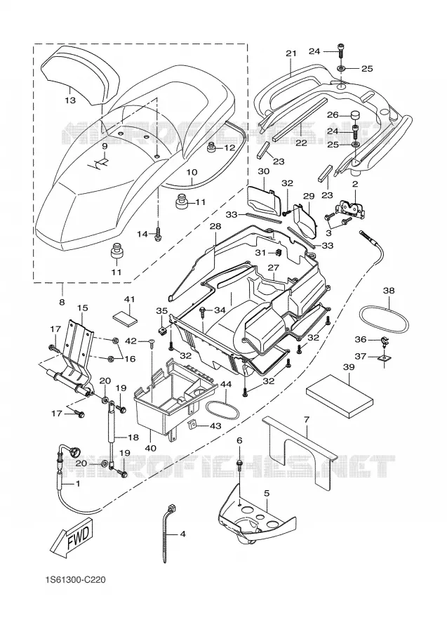 SEAT Yamaha SCOOTER 300 2004 VERSITY  VP300 VERSITY
