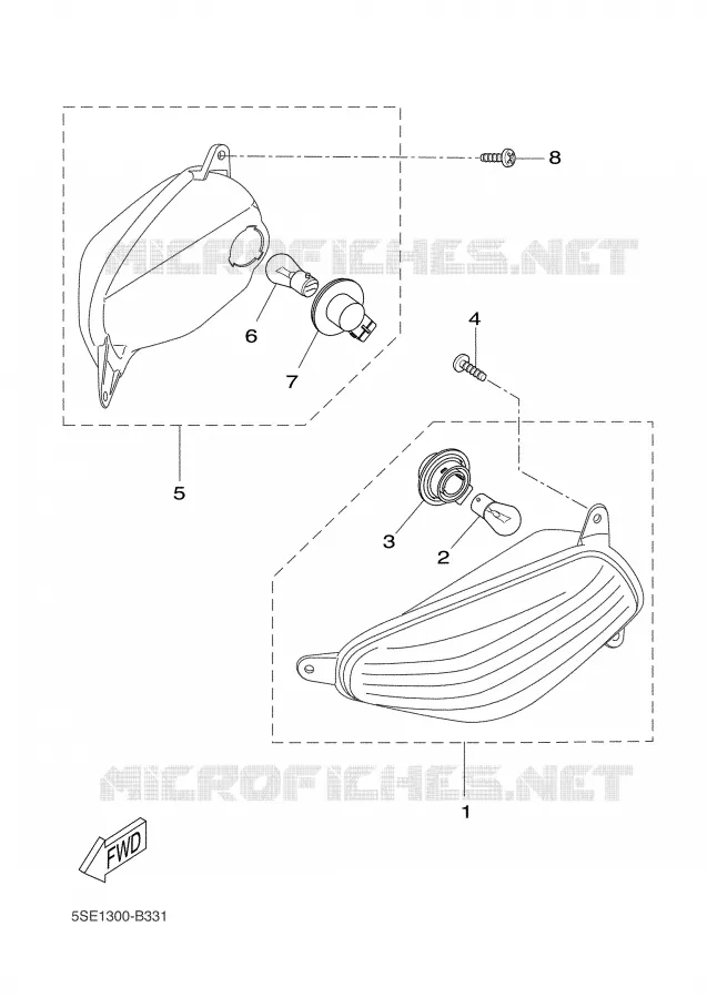 INDICATOR Yamaha SCOOTER 300 2005 VERSITY  VP300 VERSITY