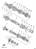 TRANSMISSION for Yamaha WRZ 1993