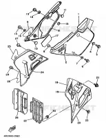 SIDE COVER   OIL TANK for Yamaha WRZ 1993