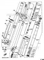 FRONT FORK for Yamaha WRZ 1993