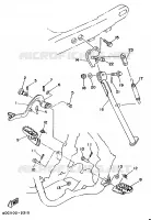 STAND / FOOTREST for Yamaha WRZ 1993