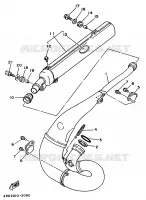 EXHAUST for Yamaha WRZ 1993