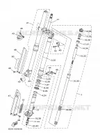 FRONT FORK for Yamaha WRZ 1998