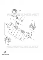 CRANKSHAFT / PISTON for Yamaha WRZ 1998