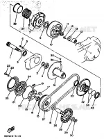 STARTER CLUTCH for Yamaha CYGNUS 1993