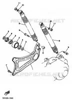 REAR SHOCK ABSORBER / SWINGARM for Yamaha CYGNUS 1993