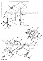 SEAT for Yamaha CYGNUS 1993