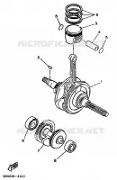 CRANKSHAFT / PISTON for Yamaha CYGNUS 1993