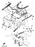 STAND / FOOTREST for Yamaha CYGNUS 1993