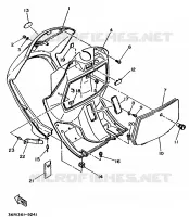 LEG SHIELD for Yamaha CYGNUS 1993