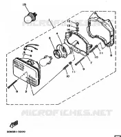 HEADLIGHT for Yamaha CYGNUS 1993