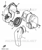 AIR SHROUD & FAN for Yamaha CYGNUS 1993