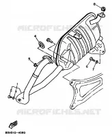 EXHAUST for Yamaha CYGNUS 1993