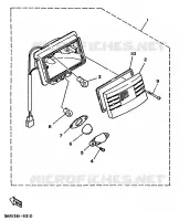 TAIL LIGHT for Yamaha BELUGA 1993