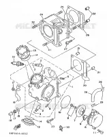CYLINDER HEAD  for Yamaha XC 1996