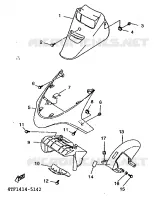 FRONT FENDER for Yamaha XC 1996