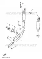 SWINGARM / SHOCK ABSORBER for Yamaha XC 1996