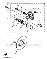 FRONT BRAKE CALIPER for Yamaha XC 1996