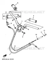 HANDLEBAR & CABLES for Yamaha XC 1996