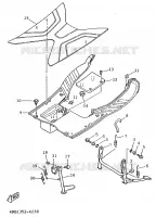 STAND / FOOTREST for Yamaha XC 1996