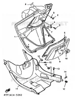 LEG SHIELD for Yamaha XC 1996