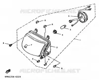 HEADLIGHT for Yamaha XC 1996
