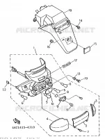 TAIL LIGHT for Yamaha XC 1996