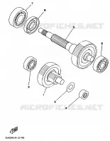 TRANSMISSION for Yamaha XC 1996