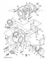 CYLINDER HEAD  for Yamaha XC 1996