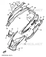 SIDE COVER for Yamaha XC 1996
