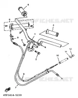 HANDLEBAR & CABLES for Yamaha XC 1996
