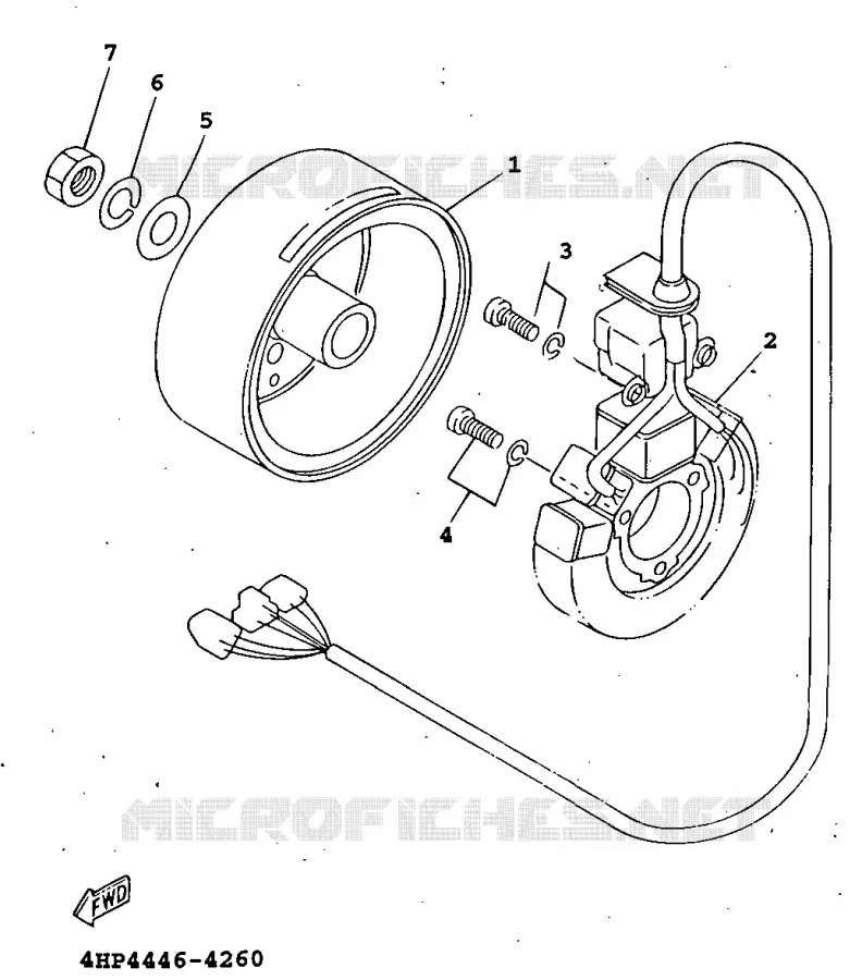 IGNITION Yamaha SCOOTER 125 1998 XC  XC125