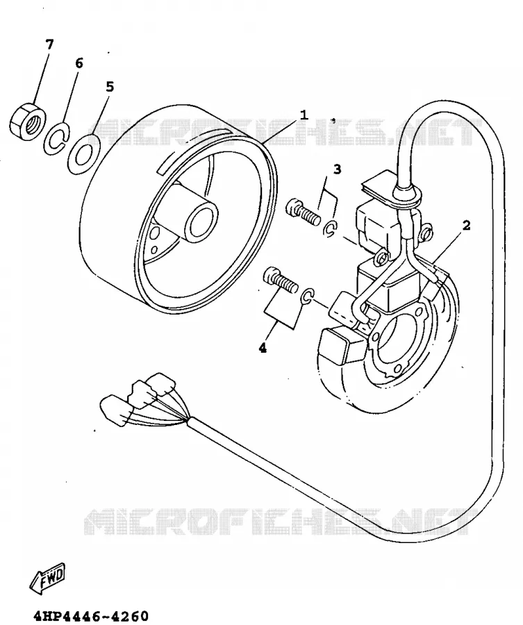 IGNITION Yamaha SCOOTER 125 1999 XC  XC125