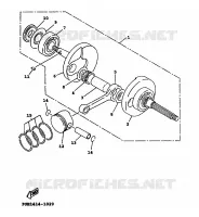 CRANKSHAFT / PISTON for Yamaha XC 1999