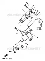 EXHAUST for Yamaha XC 1999