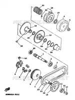 STARTER CLUTCH for Yamaha XC 1999