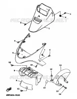 FRONT FENDER for Yamaha XC 1999