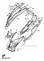 SIDE COVER for Yamaha XC 1999