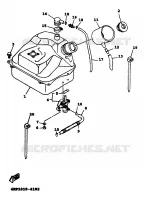 FUEL TANK for Yamaha XC 1999