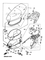 SEAT / CARRIER for Yamaha XC 1999