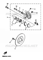 FRONT BRAKE CALIPER for Yamaha XC 1999