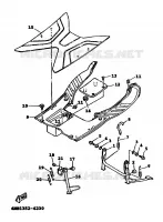 STAND / FOOTREST for Yamaha XC 1999