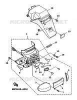 TAIL LIGHT for Yamaha XC 1999