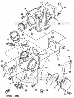 CYLINDER HEAD  for Yamaha XC 1999