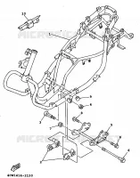FRAME for Yamaha XC 1999