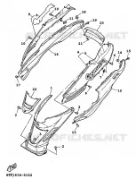 SIDE COVER for Yamaha XC 1999